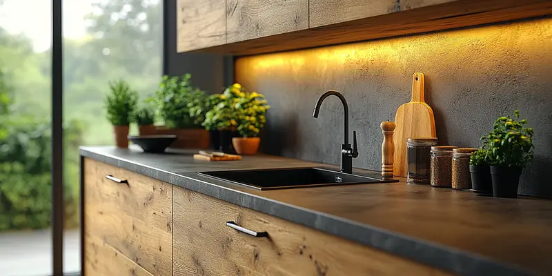 Czerwone meble kuchenne jakie ściany?